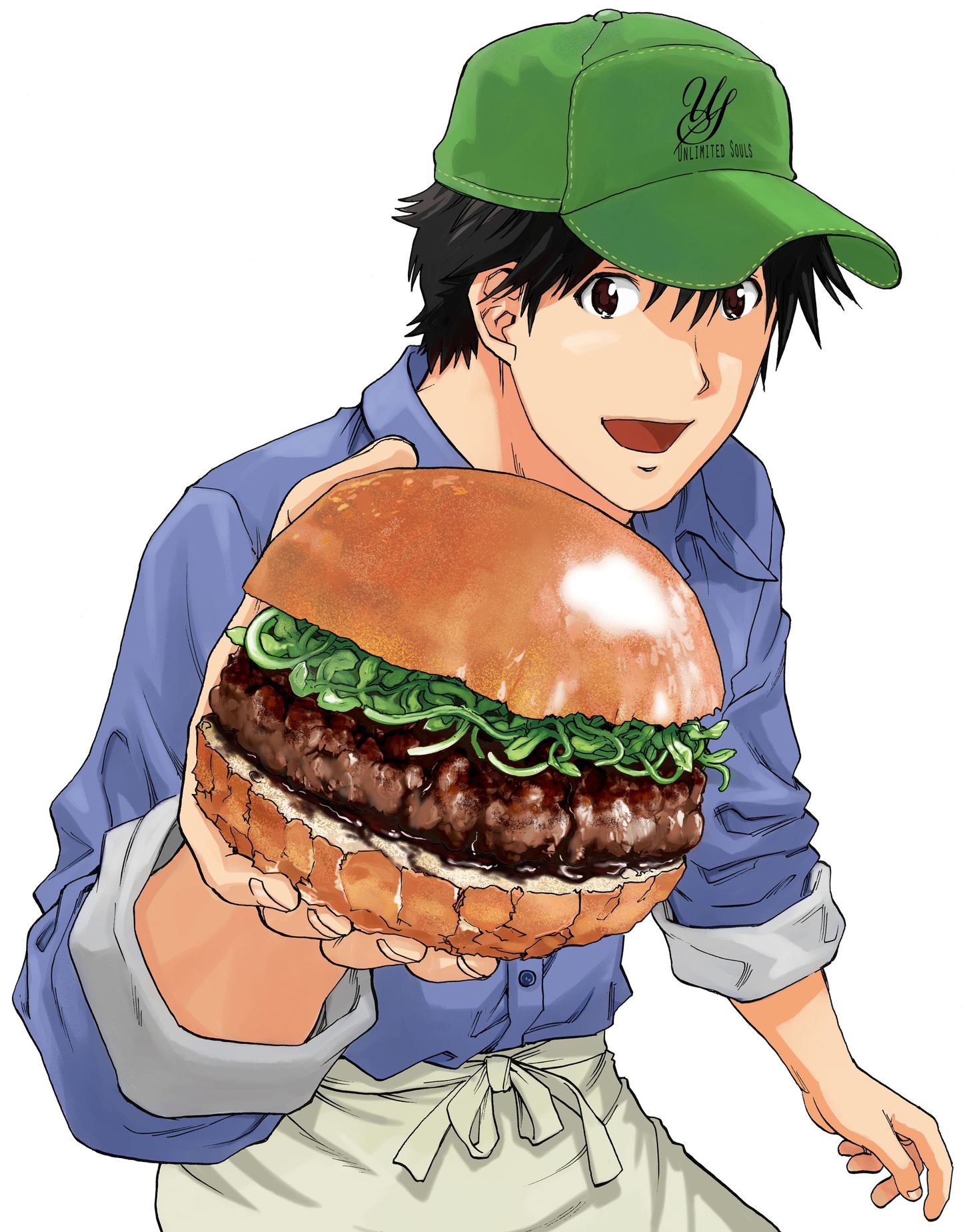 「本日のバーガー」カット。