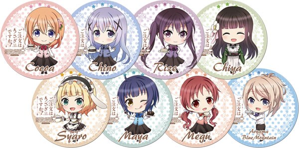 グッドスマイル×アニメイトカフェで「ご注文はうさぎですか??」とのコラボメニューを注文した人にプレゼントされるコースター。