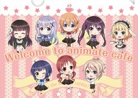 グッドスマイル×アニメイトカフェ限定商品の「ご注文はうさぎですか??」クリアファイル。