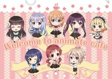 グッドスマイル×アニメイトカフェ限定商品の「ご注文はうさぎですか??」クリアファイル。