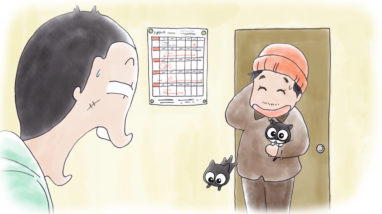 アニメ「猫なんかよんでもこない。」より。