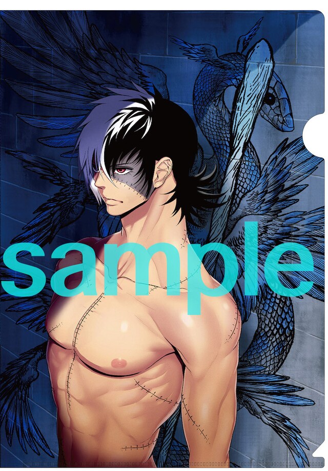 「秋田書店×アニメイト　ヤング ブラック・ジャックアニメ化記念復刻フェア」で3ポイント集めると進呈されるクリアファイル。