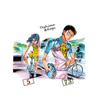 「メモリアルカラーTシャツ 手嶋／古賀」のイラスト。