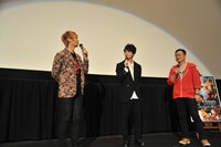 作品への思いを語る登壇者たち。