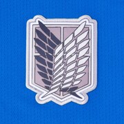 「進撃のTECH FIT」調査兵団エンブレムのワッペン。