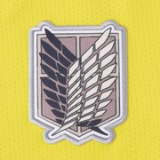 「進撃のTECH FIT」調査兵団エンブレムのワッペン。