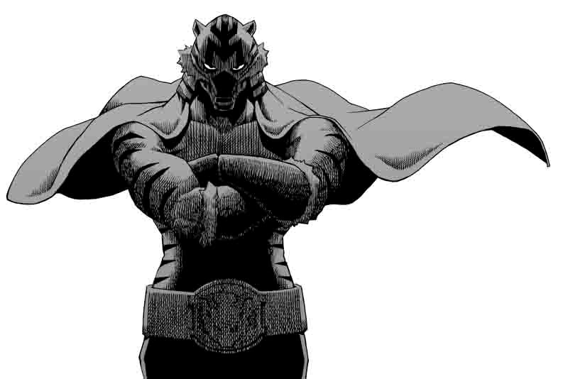 「TIGER MASK—シャドウ・オブ・ジャスティス—」のイラスト。