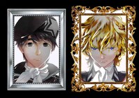 「銀河英雄伝説」第1話の見開きページに使用されたイラスト。