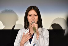 松岡茉優（「コウノドリ」舞台挨拶の様子）