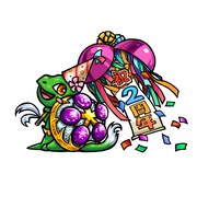 「モンスターストライク」の2周年を記念した「2周年マンケンチー」。