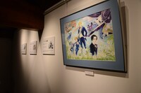 萩尾望都が描いた、劇団スタジオライフ30周年記念イラストもギャラリー蔵に展示されていた。