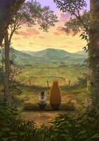 なお「くまみこ」はTVアニメ化も進行中。画像は、アニメのティザービジュアル。(c)吉元ますめ・KADOKAWA刊/「くまみこ」製作委員会