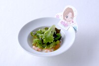 美作あきら エビとアボガドのサラダ（前半メニュー）