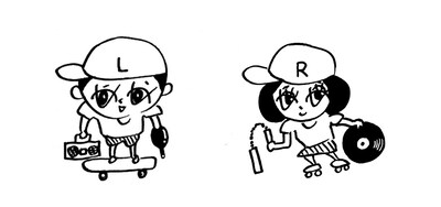 大橋裕之のイラスト。