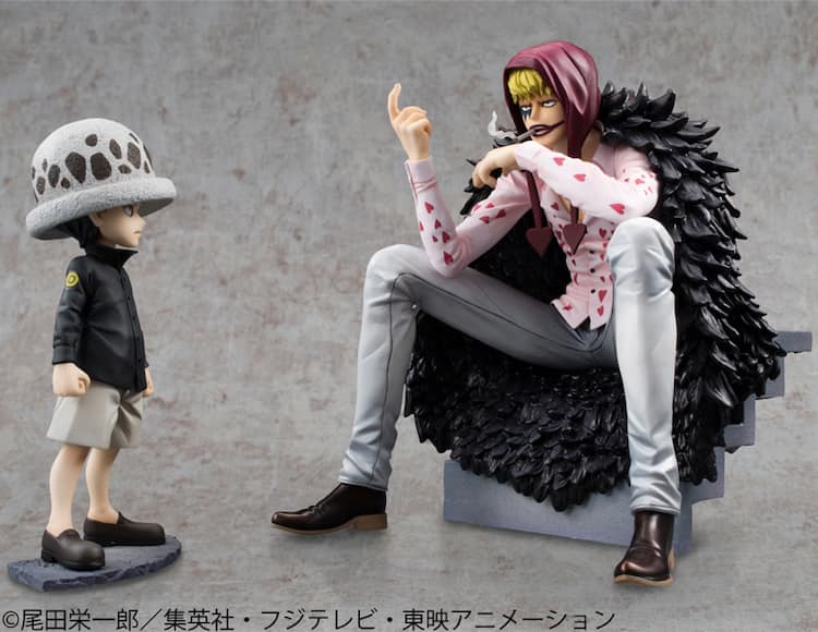 ONE PIECE」幼いローとコラソンのフィギュアセット、オペオペの実も  