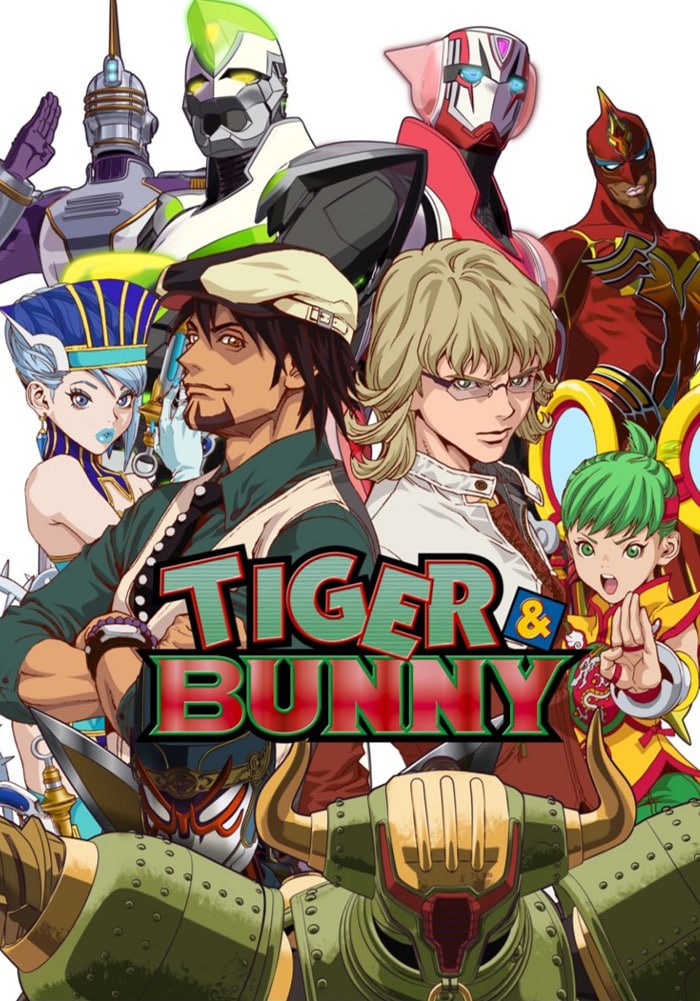 アニメ「TIGER & BUNNY」のビジュアル。(c)BNP/T&B PARTNERS (c)BNP/T&B MOVIE PARTNERS