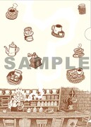 「コーヒーもう一杯・小さな喫茶店」クリアファイル