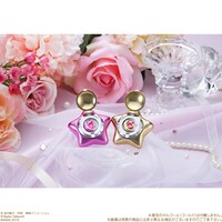 「ミニチュアリータブレット ～ムーンキャッスルアクセサリースタンド～」に付属する「星空のオルゴール（ピンクver.）」。「星空のオルゴール（ゴールドver.）」は別売り。