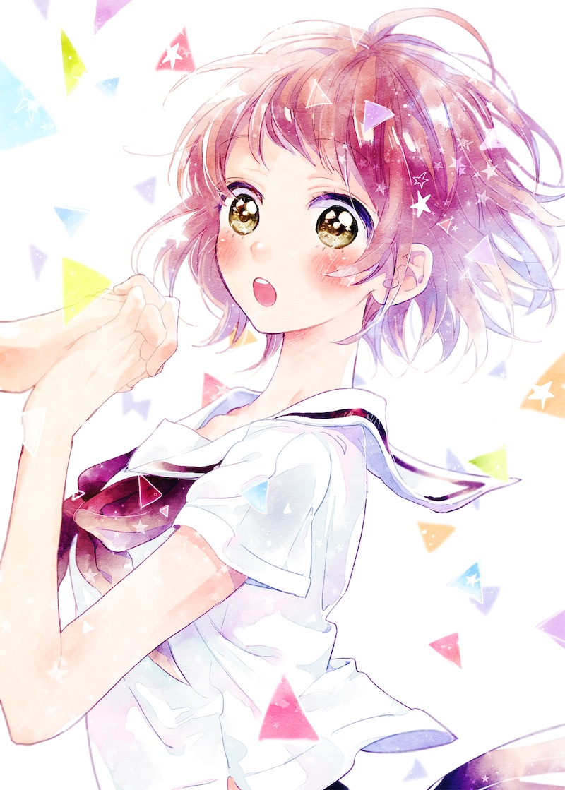 「ハンキー・ドリー」第1話の扉イラスト。