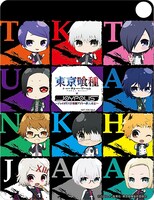 限定チケットを購入するとプレゼントされるオリジナルパスケース（SD キャラ集合 ver.）。