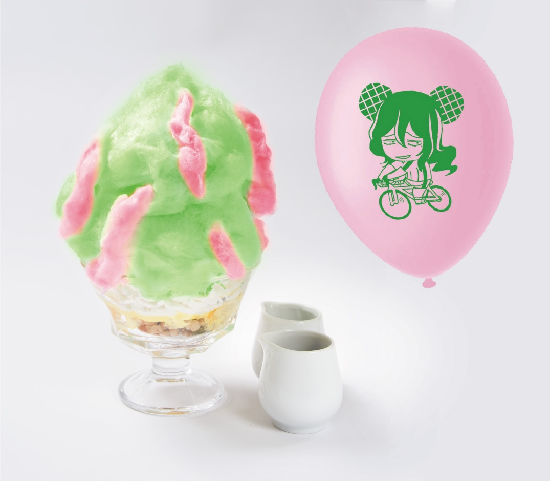 「暑い日はパフェに決まりっショ」巻島パフェ