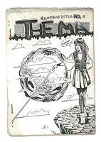 マンガ同好会・HITの会報誌「THE MA（ザ・マ）」より、兎丸が表紙を描いた号。