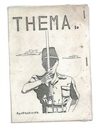 マンガ同好会・HITの会報誌「THE MA（ザ・マ）」より、兎丸が表紙を描いた号。軍人のモデルは、映画「戦場のメリークリスマス」に出演していた坂本龍一とのこと。