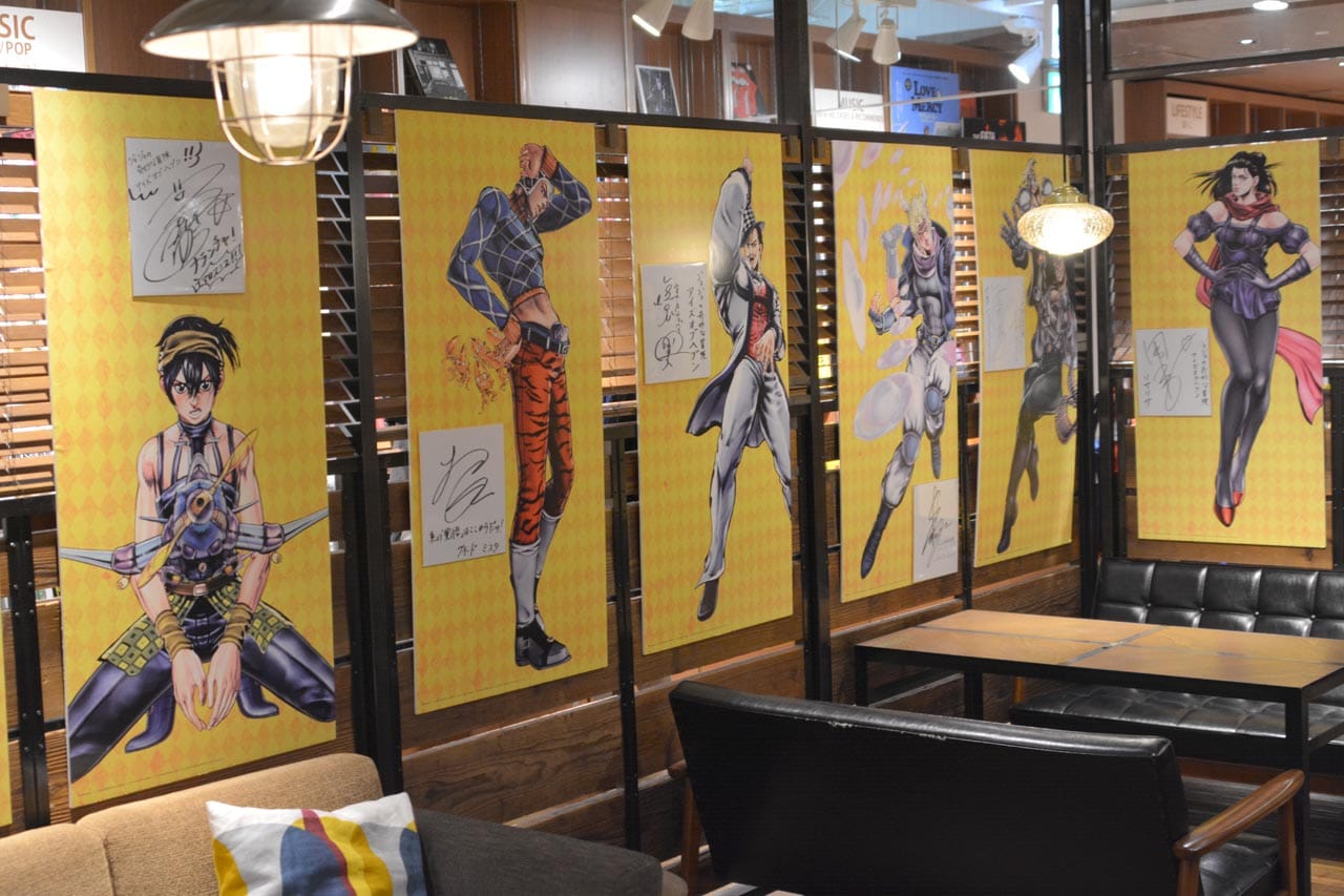 TOWER RECORDS CAFE ジョジョの奇妙な冒険 プレート アニメ「ジョジョの奇妙な冒険ストーンオーシャン」× TOWER