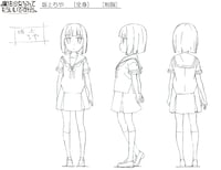 葉波ゆずかの友人・坂上ちやの設定画。