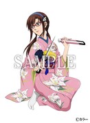 「真希波・マリ・イラストリアスと日本刀」のもととなったイラスト。