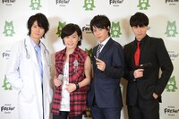 左から太田基裕、鳥越裕貴、廣瀬智紀、松下優也。