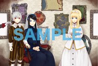 アニメイトの一部店舗にて配布されているポストカード2枚組セットの1枚。