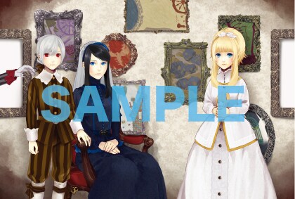 アニメイトの一部店舗にて配布されているポストカード2枚組セットの1枚。