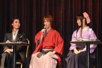 制作発表会の様子。