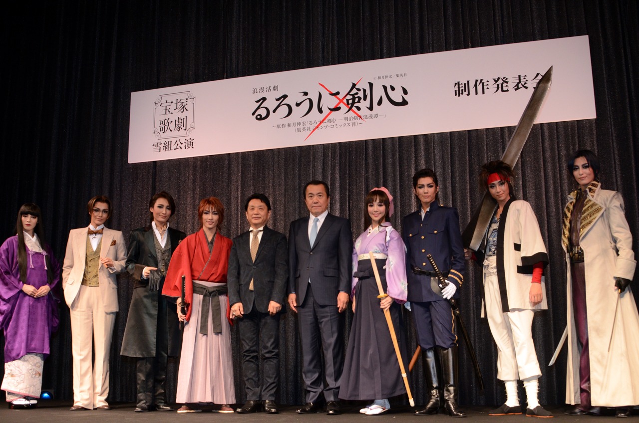 制作発表会の様子。