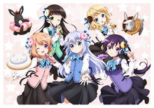 ローソンで展開される「ご注文はうさぎですか??」キャンペーンのため描き下ろされたビジュアル。