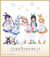 「ご注文はうさぎですか??ラングドシャ」に付属する色紙。