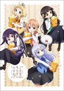 「ご注文はうさぎですか??ポップコーン」に付属するステッカー。