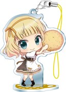 11月17日から販売される「スタンド付きアクリルストラップ」。