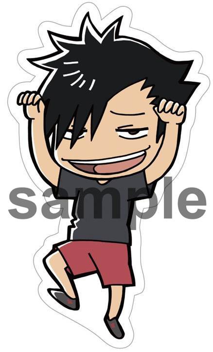 会場で販売される「ダイカットメッセージカード」の1種（黒尾）。