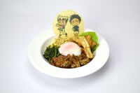 「『ヘイ ヘイ ヘェ～イ』梟谷高校 木兎 赤葦の焼肉ビビンバ　菜の花（風青菜ナムル）添え」