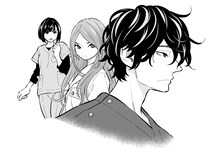 「ラジエーションハウス」のモノクロカット。(c)横幕智裕・モリタイシ／集英社