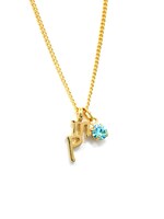 四葉環をイメージしたチャームペンダント。