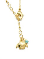 四葉環をイメージしたチャームペンダントの留め具部分。