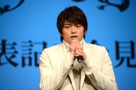 白洲迅。胸キュンエピソードを問われ、中学時代、公園で5時間ほど好きな子と話し続け、次第に距離を縮めてからようやく告白したという甘酸っぱいエピソードを披露した。