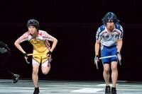 「舞台『弱虫ペダル』IRREGULAR ～2つの頂上～」東京公演ゲネプロのオフィシャル写真。