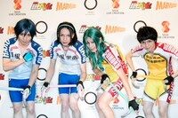 「舞台『弱虫ペダル』IRREGULAR ～2つの頂上～」囲み取材のオフィシャル写真。