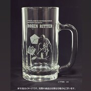 「銀河英雄伝説 ローゼンリッター（薔薇の騎士） ビアグラス」1944円