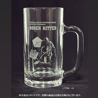 「銀河英雄伝説 ローゼンリッター（薔薇の騎士） ビアグラス」1944円