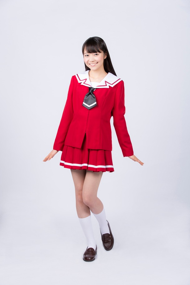 小川真琴役の神沢有紗。